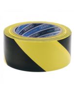Draper 33m x 50mm Black and Yellow Adhesive Hazard Tape Roll
