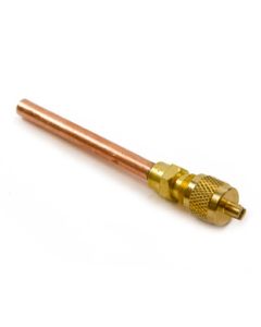 1/4 schraeder access valve with quarter copper tail