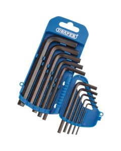 Draper 10 Piece Metric Hexagon Allen Key Set