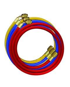 Mastercool Set 3 x 180cm HD 1/4 Charging hoses nylon barrier