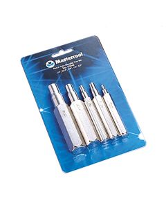 Mastercool 70048 Set of 5 Swaging Punches for 1/4 5/16 3/8 1/2 and 5/8 O.D. tubing