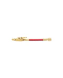 Mastercool Manual Shut-off Valve Flexible Hose Adapter 1/4 - 1/4 SAE Flare