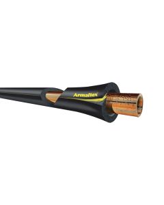 15mm Bore 13mm Wall Armaflex Self Seal Pipe Insulation Lagging Black Nitrile Foam Class O 2m