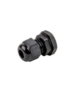Cable Glands with Lock Nut 20mm Black x 10