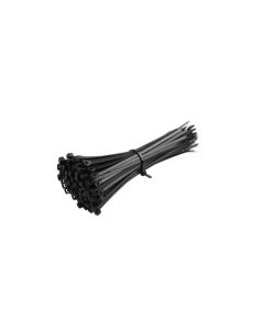 SWA Cable Tray Ties 320 x 7.6mm Black Bag of 100