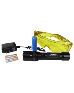 Mastercool Rechargeable 220v UV Leak Detection LED Flashlight Torch