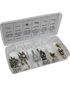 Mastercool R12/r134a Valve Core Repair Kit Replacement Valve Cores for Valve Core Removers & Installers.