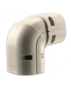 Inoac Plastic Pipe Trunking 60mm Universal Elbow Vertical Nz-60