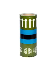 Pipe Identification Banding ID Tape UK-Low Temperature Hot Water Return