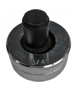 The image shows an ITE Expander Head H-3/4 (433688), a precision tool designed for HVAC professionals. The expander head features a metallic body with a knurled edge for a secure grip, and a 3/4-inch size marking is engraved on the side. The top part incl