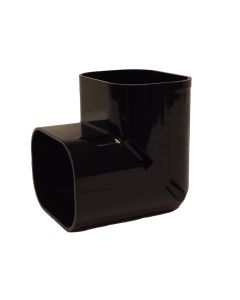 75mm Internal Elbow Slimduct Trunking Black