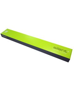 
Aspen Silent+ Mini Lime Condensate Pump (FP3322/5) packaging box, featuring a green and black design with the product name prominently displayed.
