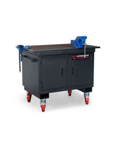 Armorgard Mobile Tuffbench with 4 inch Chain Vice and 6 inch Engineers Vice¬†Fitted