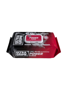 Ultragrime Pro Power Scrub Cloth Wipes