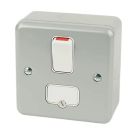Metal Clad 13 Amp Switched Spur Switch for Air Conditioning UK