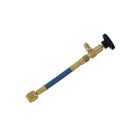 Mastercool 90 degree Shut-off Valve w/blue Hose 1/4 - 1/4