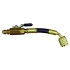 Mastercool 90411 Flex Adapter with Ball Valve - 1/4" SAE to 5/16" SAE for R410A