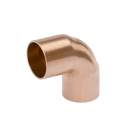 Short Radius 90 Degree Copper Elbow 3/8
