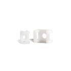 Cable Tie Saddle Mount for 9mm Ties Pack of 100 white