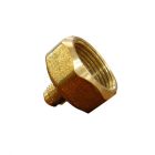 Mastercool 3/4 in NPS Fx1/4 MFL Refrigerant Tank Adapter Bottle Connector