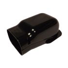 100mm Wall Cover Slimduct Trunking Black