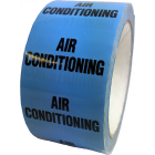 50mm Air Conditioning Pipe ID Tape - HVAC Labeling UK