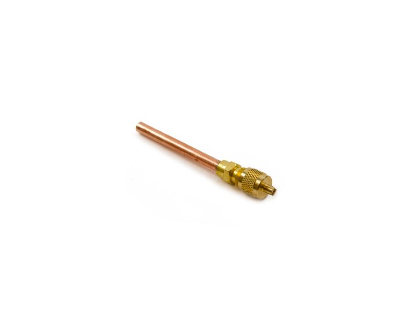 1/4 schraeder access valve with quarter copper tail 1/4 schraeder access valve with quarter copper tail