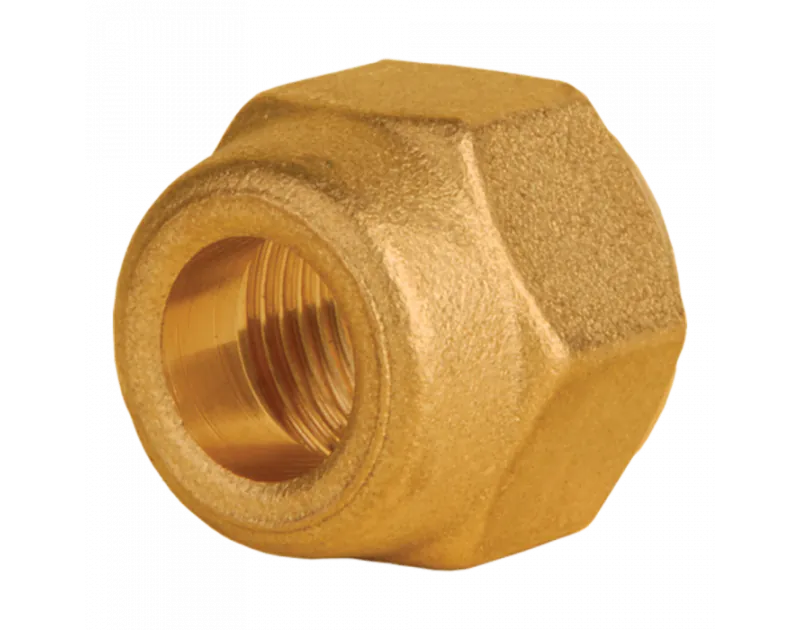 1/4 inch Brass Copper Pipe Joining Flare Nut 1/4 inch Brass Copper Pipe Joining Flare Nut