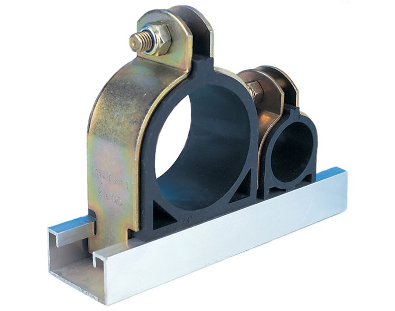 15mm 5/8 inch Pipe Channel Clip Cushion Clamp 10 Pack 15mm 5/8 inch Pipe Channel Clip Cushion Clamp 10 Pack