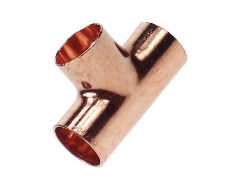 B340 1/4 Refrigeration Copper Tee B340 1/4 Refrigeration Copper Tee