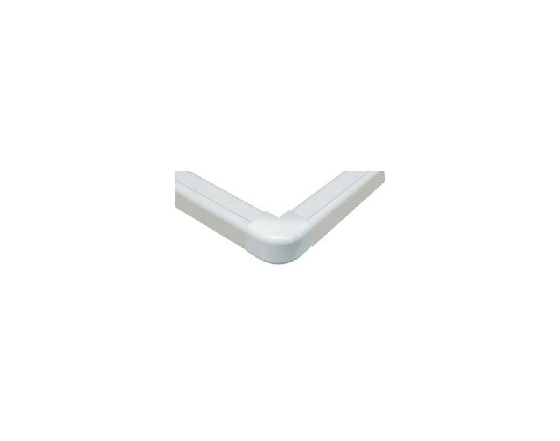 White Plastic Trunking Sauermann 80 x 60 External Elbow White Plastic Trunking Sauermann 80 x 60 External Elbow