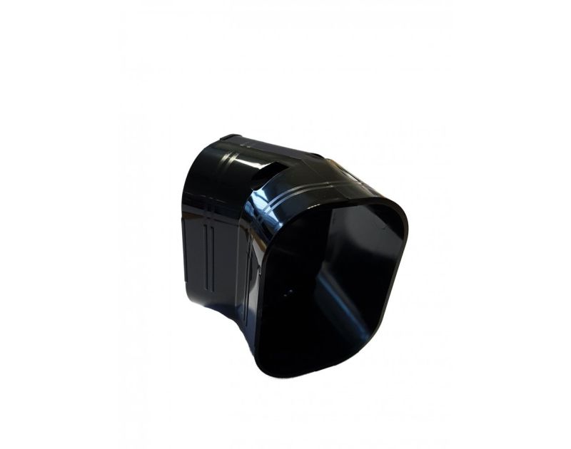 100mm 45 Degree Elbow Bend Slimduct Trunking Black 100mm 45 Degree Elbow Bend Slimduct Trunking Black