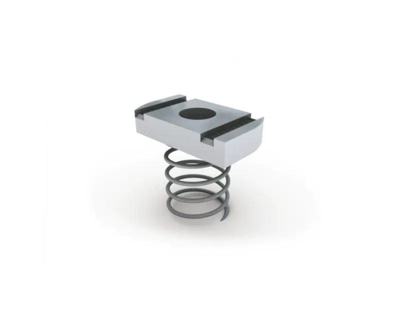 M8 Long Spring Channel Nut Zeb per 100 M8 Long Spring Channel Nut Zeb per 100