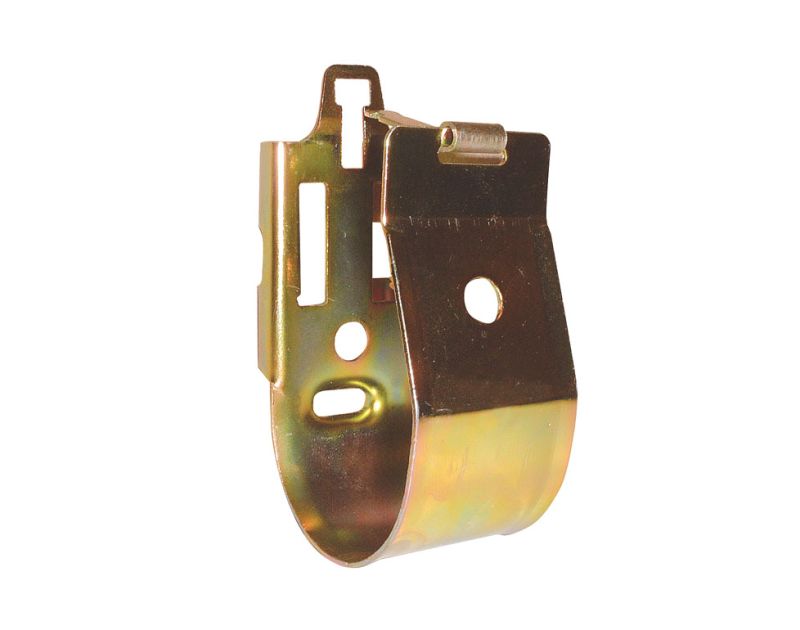 Metal Hanger Type 4 - zinc passivated mild steel pipe support clip for M8/M10 threaded rod, 10-pack, UK compliant Metal Hanger Type 4 - zinc passivated mild steel pipe support clip for M8/M10 threaded rod, 10-pack, UK compliant