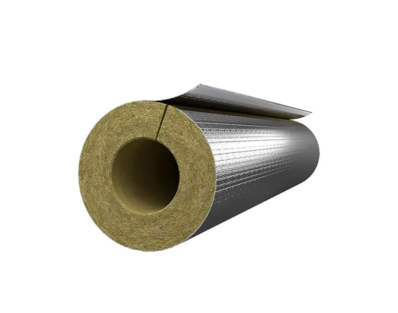 Rockwool Rocklap Thick Foil Faced Pipe Insulation-40mm-194mm