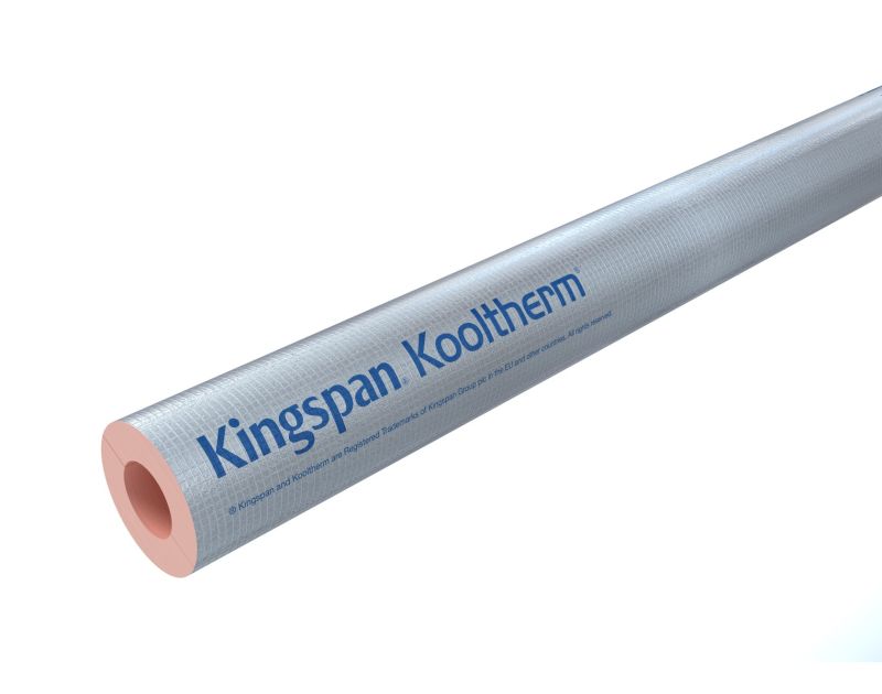 Kingspan Kooltherm Phenolic Pipe Insulation 1m Long-15mm-60mm Kingspan Kooltherm Phenolic Pipe Insulation 1m Long-15mm-60mm