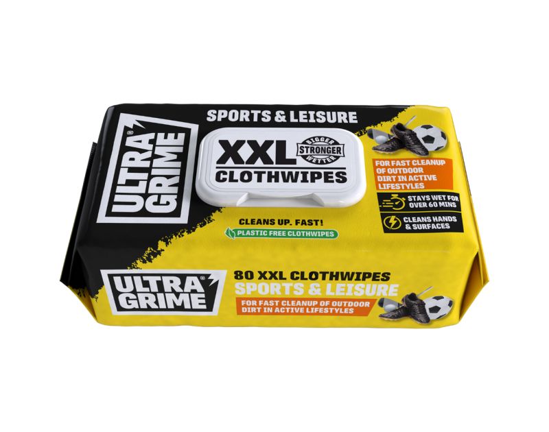 Ultra Grime Sports & Leisure XXL Cloth Wipes 80 pack