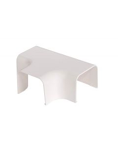 Climaplus White Plastic Trunking 110 X 75 Tee Joint TJE110
