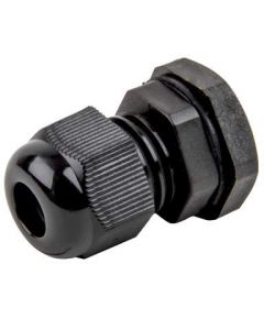 Cable Glands with Lock Nut 20mm Black x 10