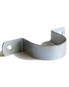 Saddle Pipe Clamp, 27mm, U Type, Zink Plated