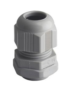 Cable Glands with Lock Nut 20mm Grey x 10