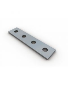 Four Hole Steel Channel Plate
