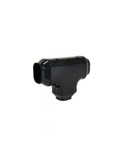 Inaba 100mm Trunking T Joint Black