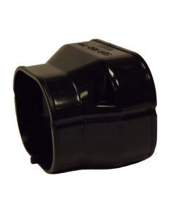 100mm-75mm Reducing Joint Slimduct Trunking Black