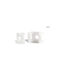 Cable Tie Saddle Mount for 9mm Ties Pack of 100 white