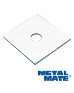 M10 x 40 x 3mm Square Plate Washer Zinc Plated BS4310 Per 100