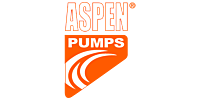 Aspen Pumps Aspen Pumps UK logo in orange and white , featuring the brand name for reliable condensate and HVAC pumps at Pipelagging.com, UK.