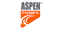 Aspen Pumps Aspen Pumps UK logo in orange and white , featuring the brand name for reliable condensate and HVAC pumps at Pipelagging.com, UK.